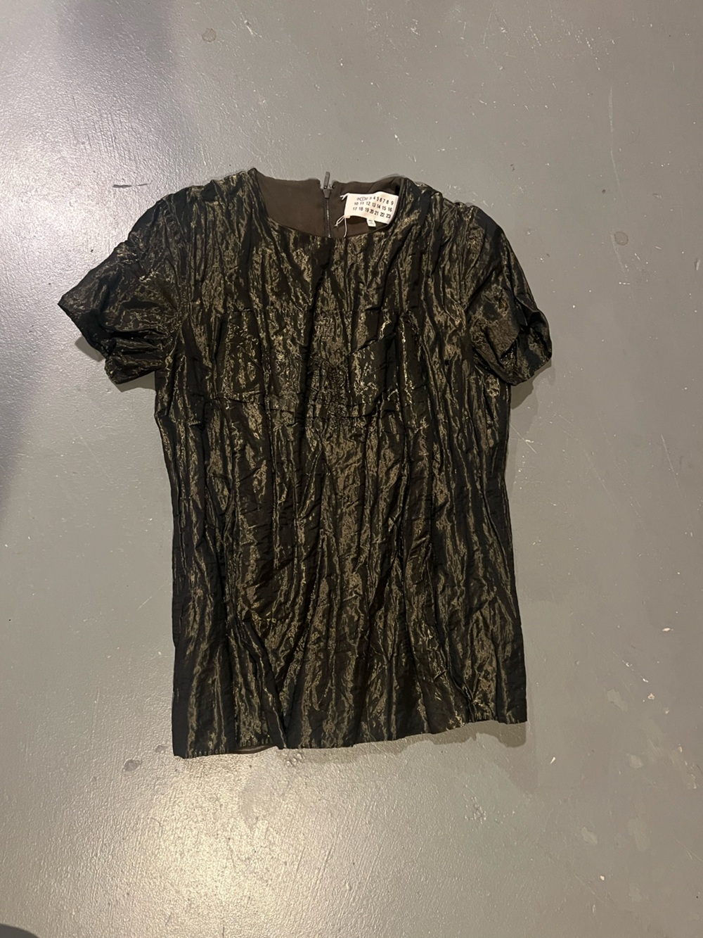 Maison Martin Margiela Metallic Crinkle Shirt